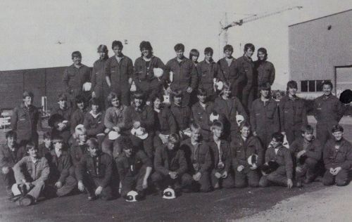 1985 - Nye lærlinger.JPG