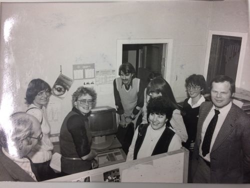 1982 Første datamaskinen på HR teke i bruk.jpg